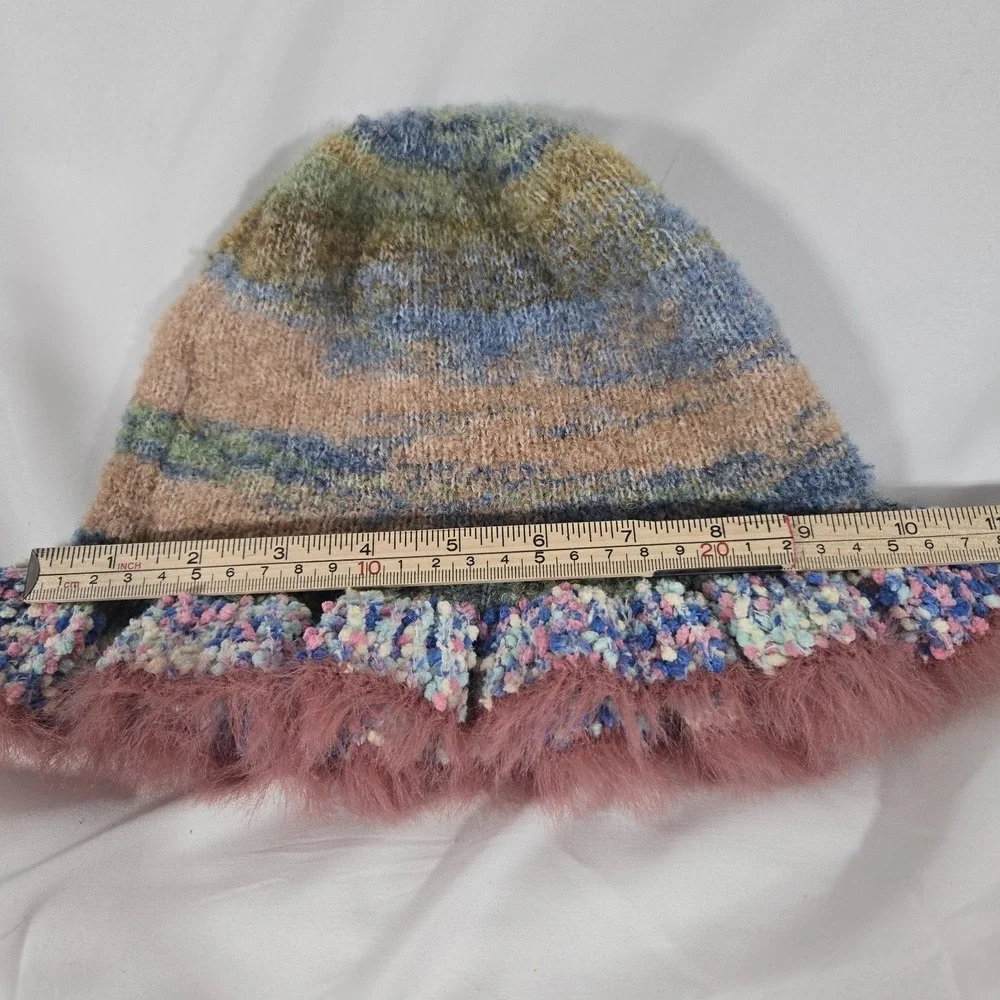 Knit Fuzzy Spring Stretchy Bucket Hat
